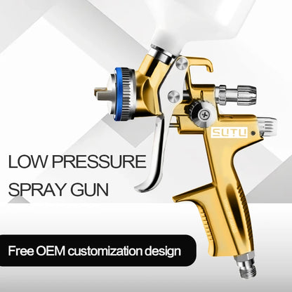 SUTU Spray Guns  1.4/1.8MM Nozzle Paint Spray Gun High Atomization Air Tools Car/Furniture Oil Paint Repair Guns