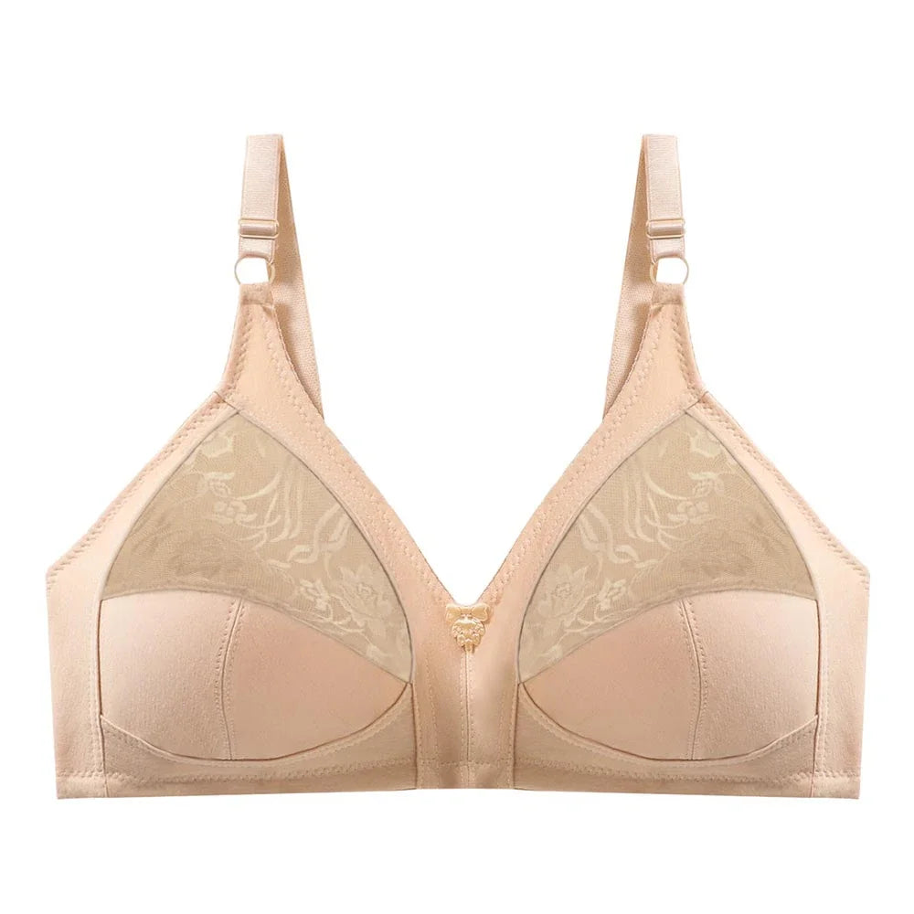 TOP Push Up Bra Plus Size Bras for Women Full Coverage D E F Cup Seamless Underwear Cotton Bh 115E 110E 105E 100E 95E 90E85E C02