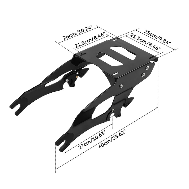 Motorcycle King Trunk Rack Backrest For Indian Chieftain 2014-2024 Challenger 2020-2024 Springfield Dark Horse 2018-2020