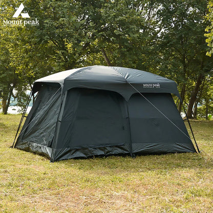 Mount Peak offers two-bedroom tents that can accommodate 5-8 people, and outdoor camping park family tents with sunshades.