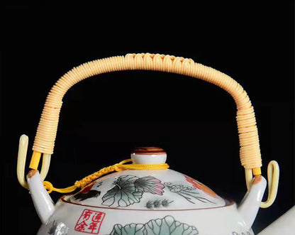 Large Capacity Japanese Type Lifting Beam Pot 1000ml Chinese Teapot Puer Tea Kettle Tea Set and Coffee Teaware Teapots Cup Mug