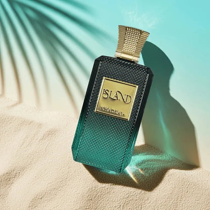 Khadlaj Island Eau de Parfum Spray for Unisex 3.4 Ounce Lasting Amber Vanilla Fragrance Perfume 100 ML Luxury Pheromones Cologne