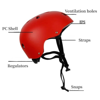 Men Women Children's Cycling Helmet for Skateboard Roller Skating Rafting Rock Climbing Electric Scooter Bicycle Safety Helmet