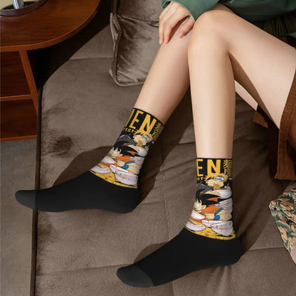 Fashion Men's Socks Harajuku Tony Tony Choppers Sock Luffys Zoros Trafalgar Law Anime Women's Socks Spring Summer Autumn Winter