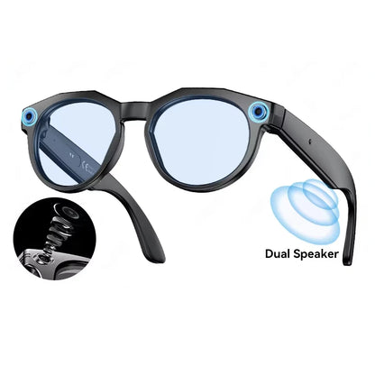 AI Smart Glasses 8K HD 800MP Camera Video Sport Sunglasses AI Chat GPT Bluetooth Music Call Translation Voice Assistant Glasses