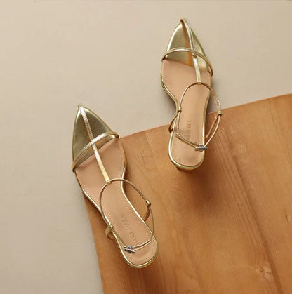 High Heels Sandals Sexy Women Pointed Toe Shoes Luxury Woman Slippers New Pumps Beach Dress Flip Flops Party Mujer Sandalias