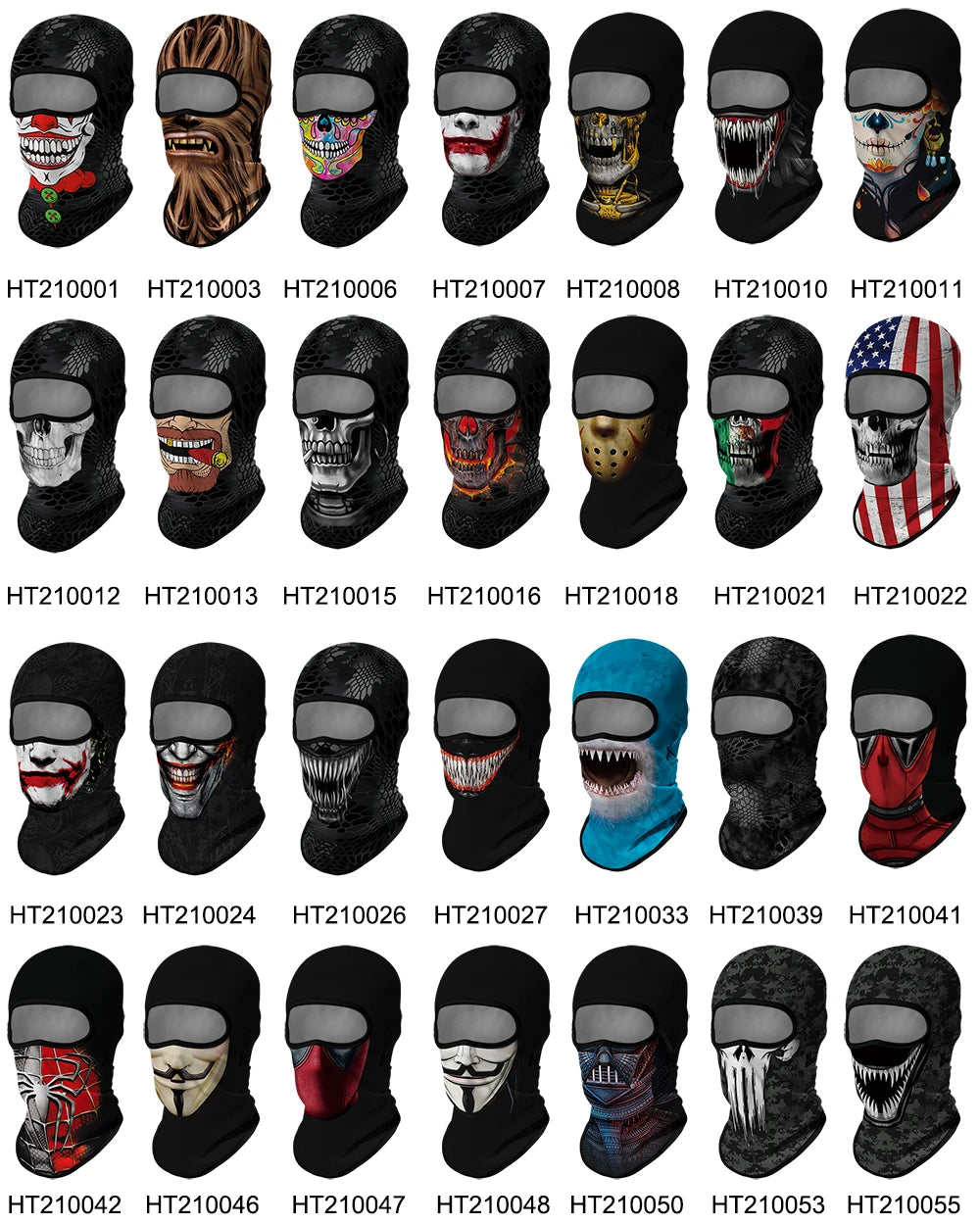 1Piece Israel Balaclava Ski Mask Motorcycle Face Shield Breathable Snood Protective Bandana Scarf Cycling Neck Gaiter Men Summer