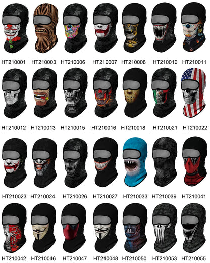 1Piece Israel Balaclava Ski Mask Motorcycle Face Shield Breathable Snood Protective Bandana Scarf Cycling Neck Gaiter Men Summer