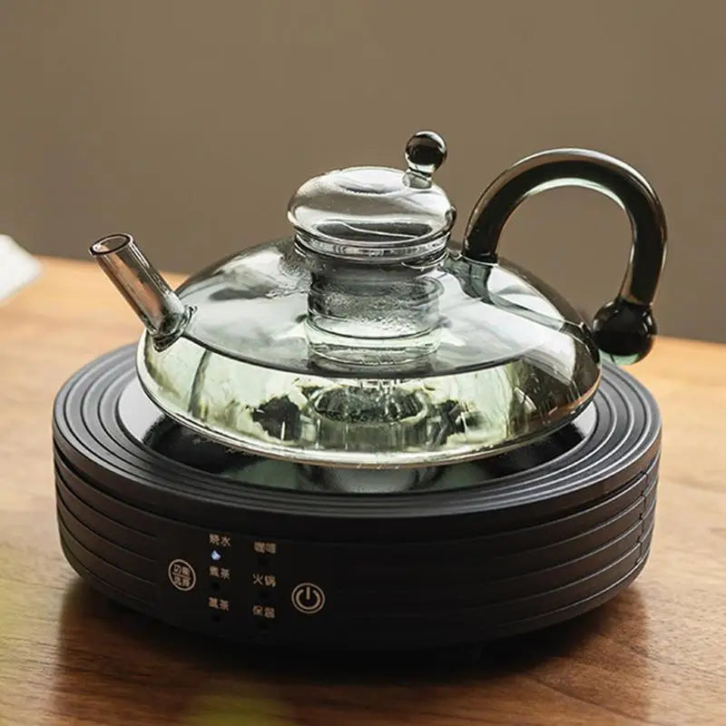 Flower Tea Teapot Set British-Style Boiled Fruit Tea Set Heat-Resistant Glass Affordable Luxury Health Pot Wasserkocher