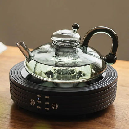 Flower Tea Teapot Set British-Style Boiled Fruit Tea Set Heat-Resistant Glass Affordable Luxury Health Pot Wasserkocher