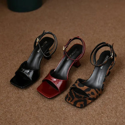 Summer 2025 New Brand Women's Shoes Women Design Sexy High Heels Elegant Shallow Mouth Bride Shoes Mujer Zapatos Luxury Shoes