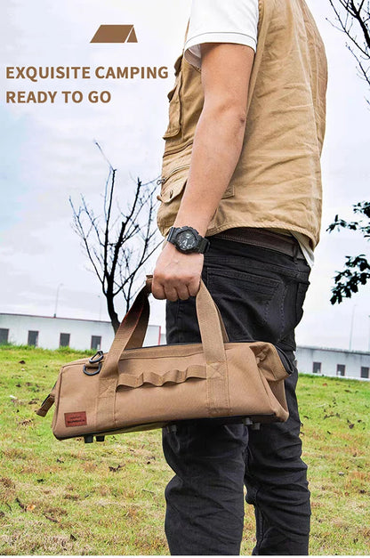 Camping tool storage bag,large-capacity tool kit, can be hung with a climbing buckle, high toe nail,Five colors to choose from