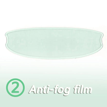 Universal Helmet Clear Rainproof Film Anti-Fog Film Helmet Lens Nano Coating Sticker Motorcycle Rainy Safety Driving Accessories