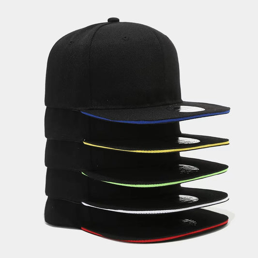 1PC Flat Brim Snapback Cap Fashion Hip Hop Baseball Hat Unisex Outdoor Trucker Caps Trendy Leisure Sun Hats gorras