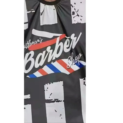 【Hot sales】Professional Hair Salon Special Classic Hair Cutting Cloth Custom European Barbershop Vintage Oil Hair