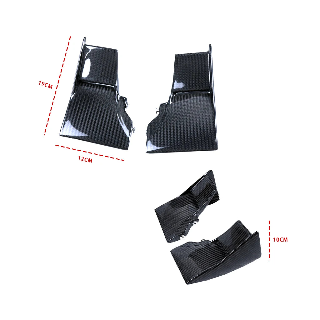 motorcycles For Kawasaki Ninja H2 H2R 2015-2024 Sur-Ron 100% Full Carbon Fiber Lower Fairing Winglets Fairings Motorcycles