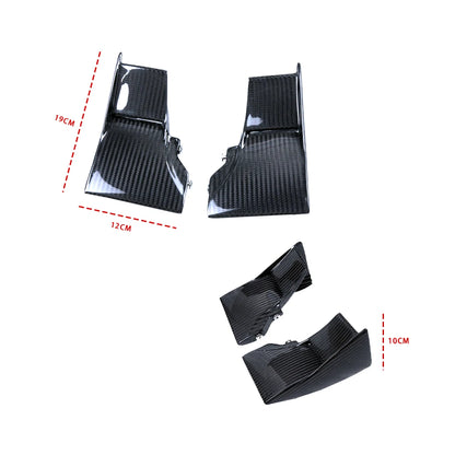 motorcycles For Kawasaki Ninja H2 H2R 2015-2024 Sur-Ron 100% Full Carbon Fiber Lower Fairing Winglets Fairings Motorcycles