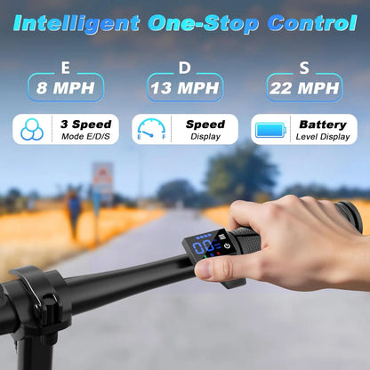 AOVOPRO 14inch Electric Bicycle with Box 27/40Miles Max Range 22MPH Top Speed with Dual Suspension Foldable Adult Ebike