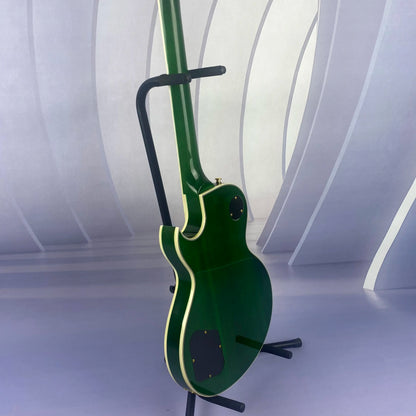 Shipped from the USA Brand New 6-String Green Big Flower Custom Electric Guitar