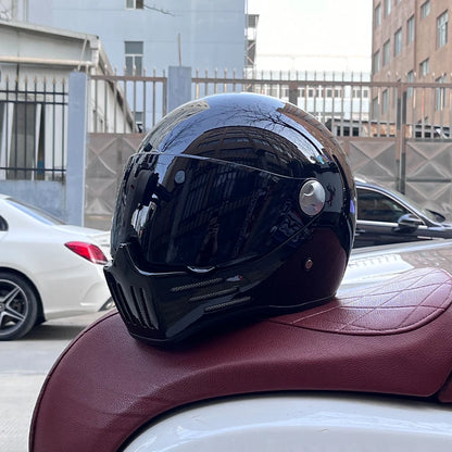 ORZ-728 Full Face casco moto Helmet Vintage Chopper Retro Helmet capacete de motocicleta modular helmet DOT