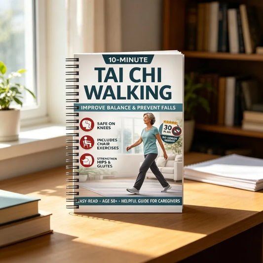 28 Days Transformation Challenge Tai Chi for Seniors Only 10 Minutes Daily Tai Chi Walking Easy 4-week Program Book