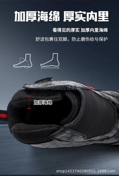 Motorcycle Boots Racing Off-road Shoes Breathable Non-slip High-top Motorcycle Professional Waterproof Mountain Bike Boots