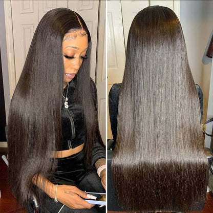 180D 13X4 Straight Lace Front Wigs Straight Human Hair Wigs For Women Human Lace Wigs Brazilian Lace Wigs Straight Frontal Wigs