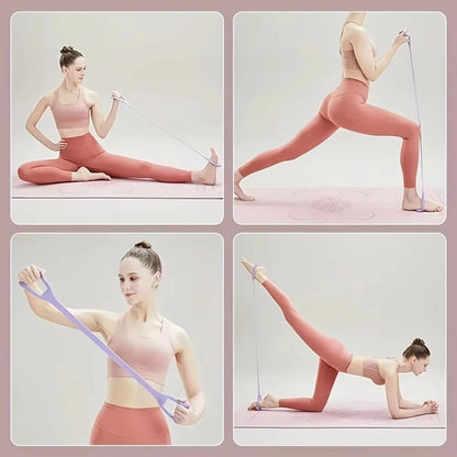 Fitness Workout Resistance Band Arm Back Shoulder Exercise Elastic Training Band Yoga Pilates Physical Therapy Equipment
