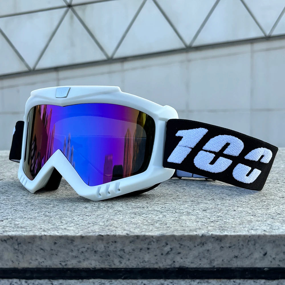 100 Motorcycle Goggles For Men Motocross Sunglasses Safety Protective MX ATV Ski Helmet Goggles vintage Driving Glasses