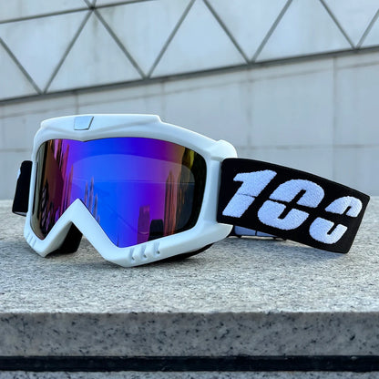 100 Motorcycle Goggles For Men Motocross Sunglasses Safety Protective MX ATV Ski Helmet Goggles vintage Driving Glasses