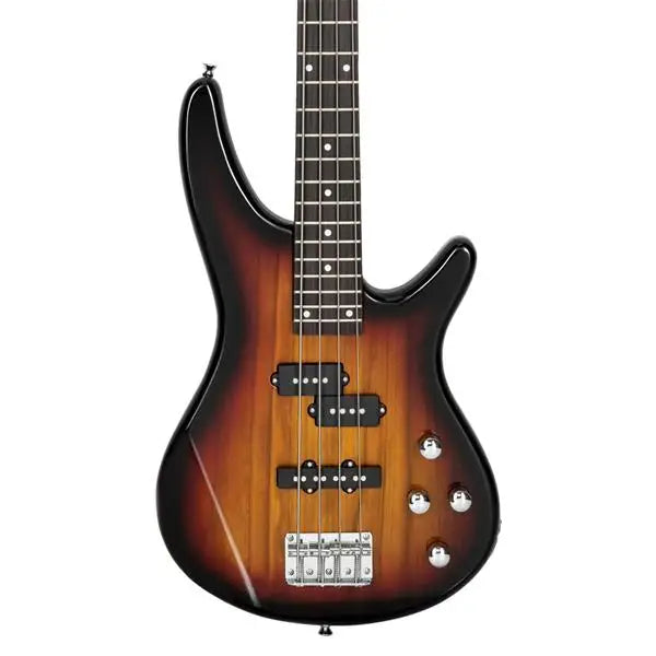 24 Frets Rosewood Fingerboard GIB Electric Bass Guitar Full Size 4 String Sunset Color