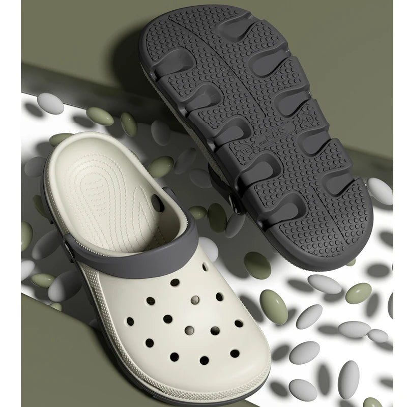 Women Slipper Clog Sandals nursing Cloud Summer Flip Flops Beach Slides Home House Platform Shoes Flat Men Male Female Hole