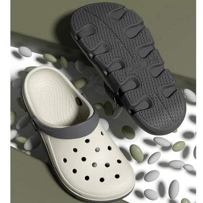 Women Slipper Clog Sandals nursing Cloud Summer Flip Flops Beach Slides Home House Platform Shoes Flat Men Male Female Hole