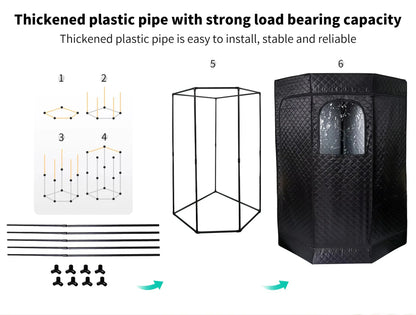Sauna Room Sweat Steamer Box Household Mobile Folding Sauna Box Sweating Fumigation Dry Steaming Wet Steaming