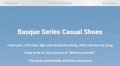 Xtep Basque 3 For Male Sneakers 2026 Spring Comfortable Retro Fashion Luxury Height-Increasing Sports Shoes 874219320001