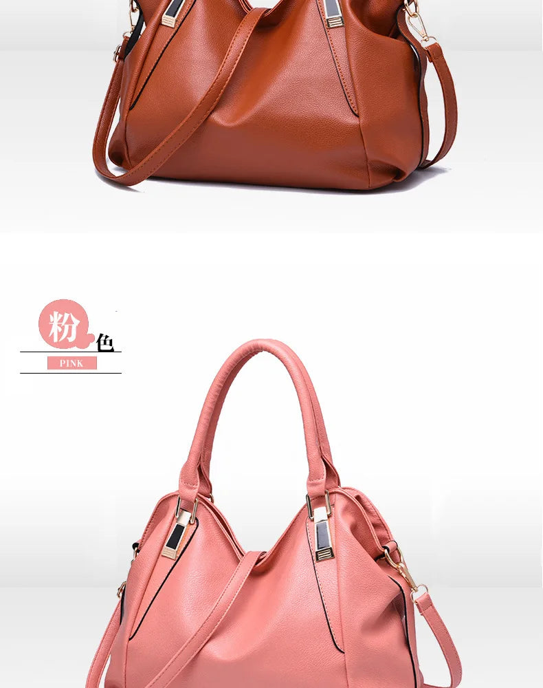 2024 Fashion Soft Leather Luxury Designer Handbag Large Capacity Women's Bag Women's One Shoulder Crossbody Bag Bolsas De Mujer