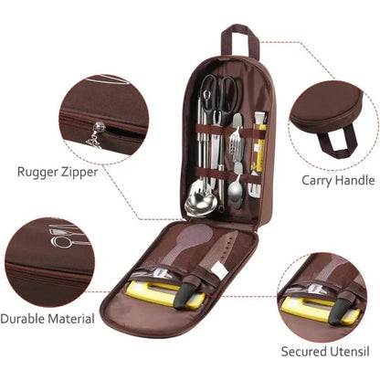 NEW Portable Outdoor Camping Cooking Utensils Storage Bag Picnic Supplies Wilderness Survival Gear Durable Home Goods Ice Bucket