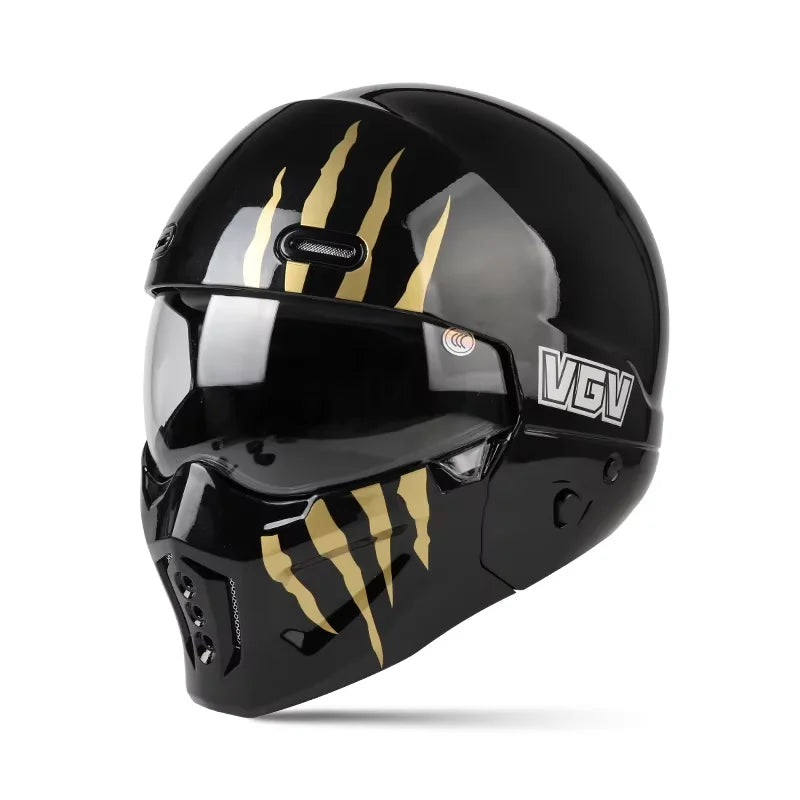 High-Quality Motorcycle Helmet, Personalized Scorpion Warrior Full Helmet, Suitable for Men and Women for Year-Round Riding