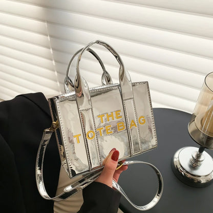 The Tote Bags For Women Crossbody Female Handbag New Solid Words Lette Leisure Large Bag Luxury Fashion Bag designer Bag for PU