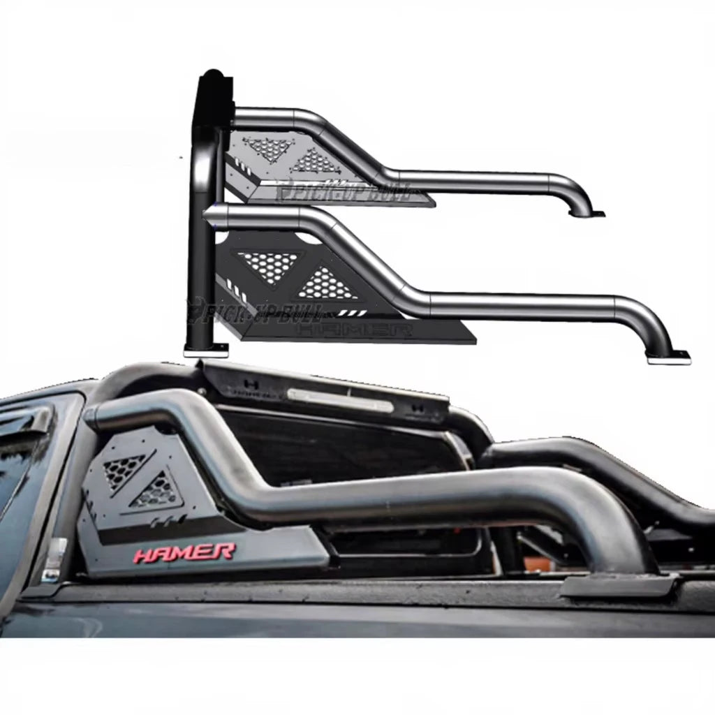 Universal Steel Roll Bar for Ranger Wildtrak Hilux Revo Rocco Vigo for Dmax for Navara D22 Pick up Sport Roll Bar