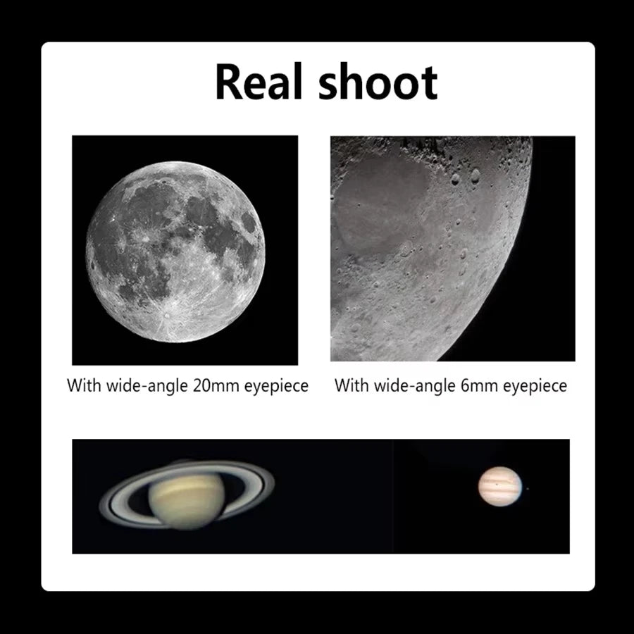 150x zoom HD night vision F30070 high power professional astronomical telescope to observe the moon with low tripod