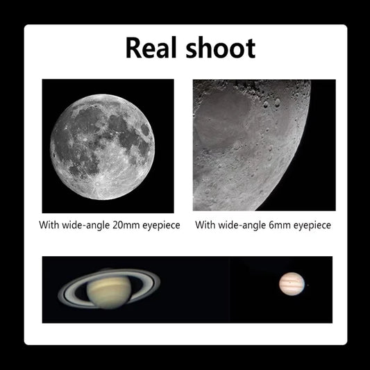 150x zoom HD night vision F30070 high power professional astronomical telescope to observe the moon with low tripod