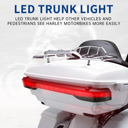 Motorcycle Tour-Pak King Rear LED Light Tour Pack Brake Turn Signals Tail Lamp For Harley Touring Road Electra Glide Ultra 2014