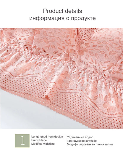 Breathable Female Vest Sexy Lace Bra Beauty Back Women Wire Free Push Up Bralette Underwear Seamless Wireless Gather Brassiere