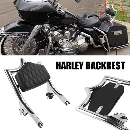 Motorcycle Detachable Rear Passenger Backrest Sissy Bar For Harley Touring Electra Road Street Glide Road King CVO 2009-2024 23