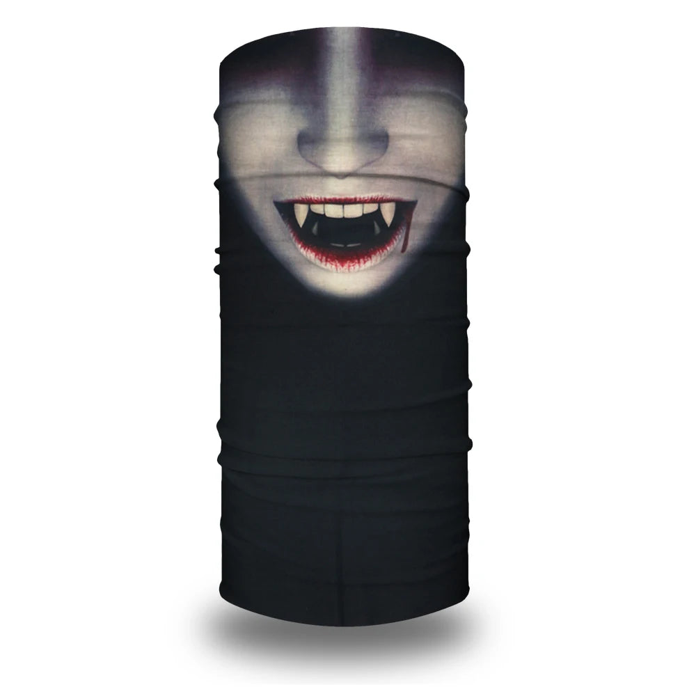 63-93 Vendetta Punisher Face Cover Tube Bandana Joker Men Motorcycling Riding Neck Gaiter Women Headband Mask Holloween Headwrap