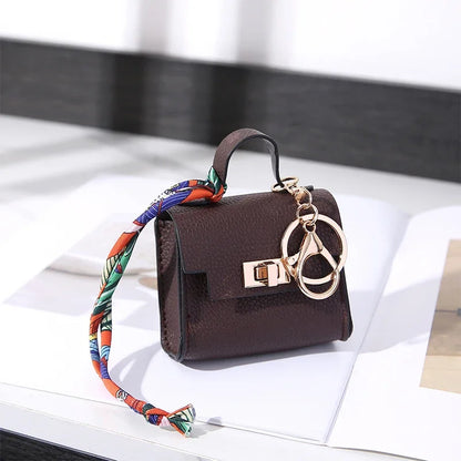 Mini Bag Pendant Small Keychain Case Bag Hanging Accessory Cute Earphone Storage Bag Pendant Keychain Bag Pendant Decoration