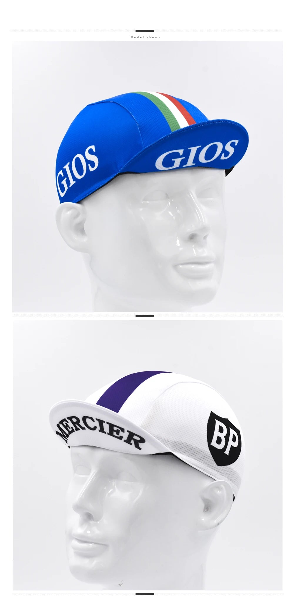Retro Men's Summer Cycling Hat Classic Bike Mountain Racing Bicycle Hat
