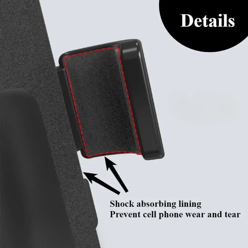 360° Free Rotation Phone Holder for Motorcycle Outdoor Bicycle Riding GPS Navigation and Video Shooting Shock Absorption Design