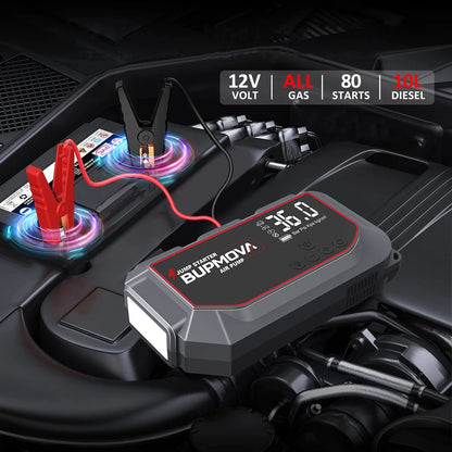 4 in 1 Car Jump Starter with Air Compressor 4000A Portable Power Bank 150PSI Tire Inflator Auto Portable Battery Starter for Car